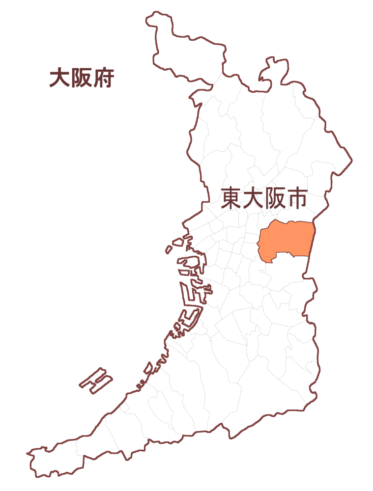 東大阪市の対応エリア